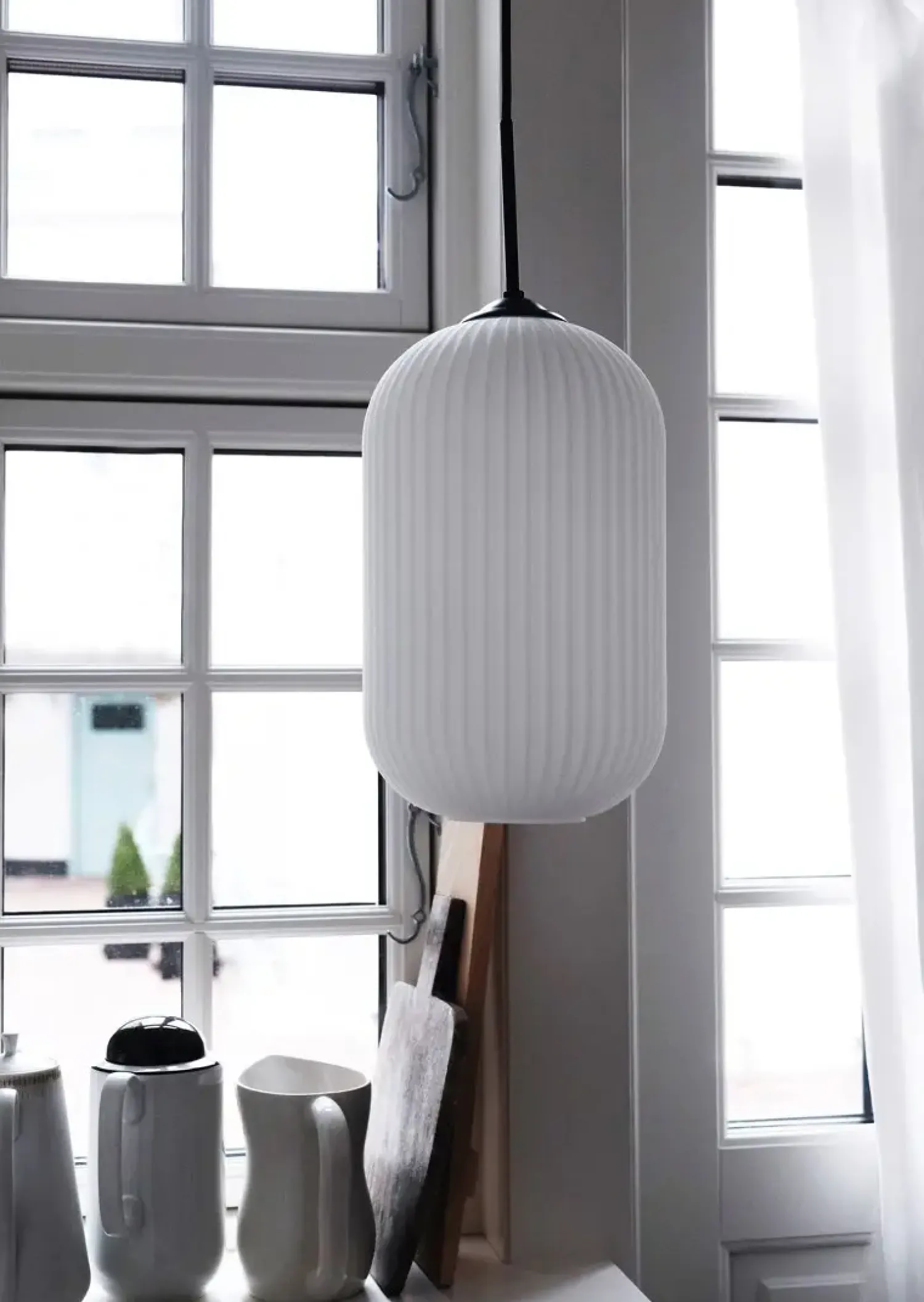 Discount Dyberg Larsen - Riflet pendel Opal D14