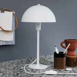 Sale Dyberg Larsen - Stockholm bordlampe - Medium - Mat hvid, Ø: 25 x H: 43 cm