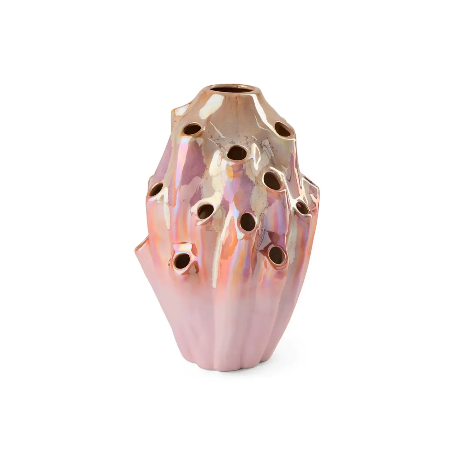 Discount Eden Outcast - Lava vase L - Rose - H 33 cm