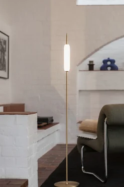 By Wirth Ekta Living - Gulvlampe - Dunhammer - Pale Brass