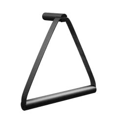 By Wirth Ekta Living - Håndklædeholder - Towel hanger - Metal - Sort