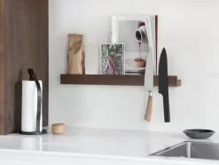 Online By Wirth Ekta Living - Knivmagnet Hylde - Magnet Shelf - Røget Eg - 40 cm