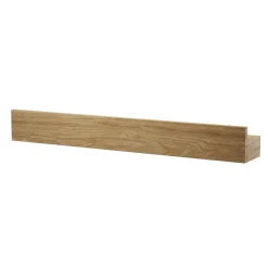 Outlet By Wirth Ekta Living - Knivmagnet og hylde - 40 cm - Olieret Eg