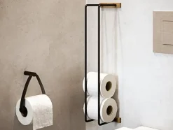 Outlet By Wirth Ekta Living - Toiletrulleholder - Oiled Oak/Eg