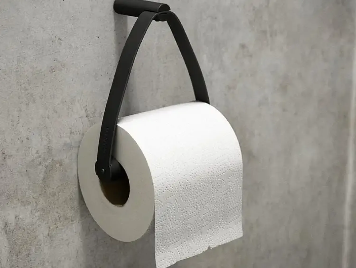 Online By Wirth Ekta Living - Toiletrulleholder i metal - Sort