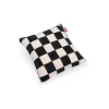 Clearance Fatboy - Teddy pude - Chess Black Ecru - sort ternet - 50x50 cm