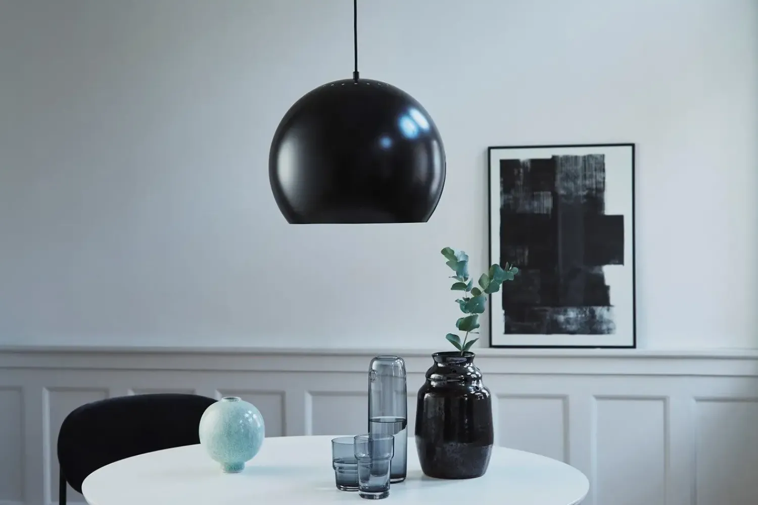 New Frandsen Lighting - Ball pendel Ø40 - Mat Sort