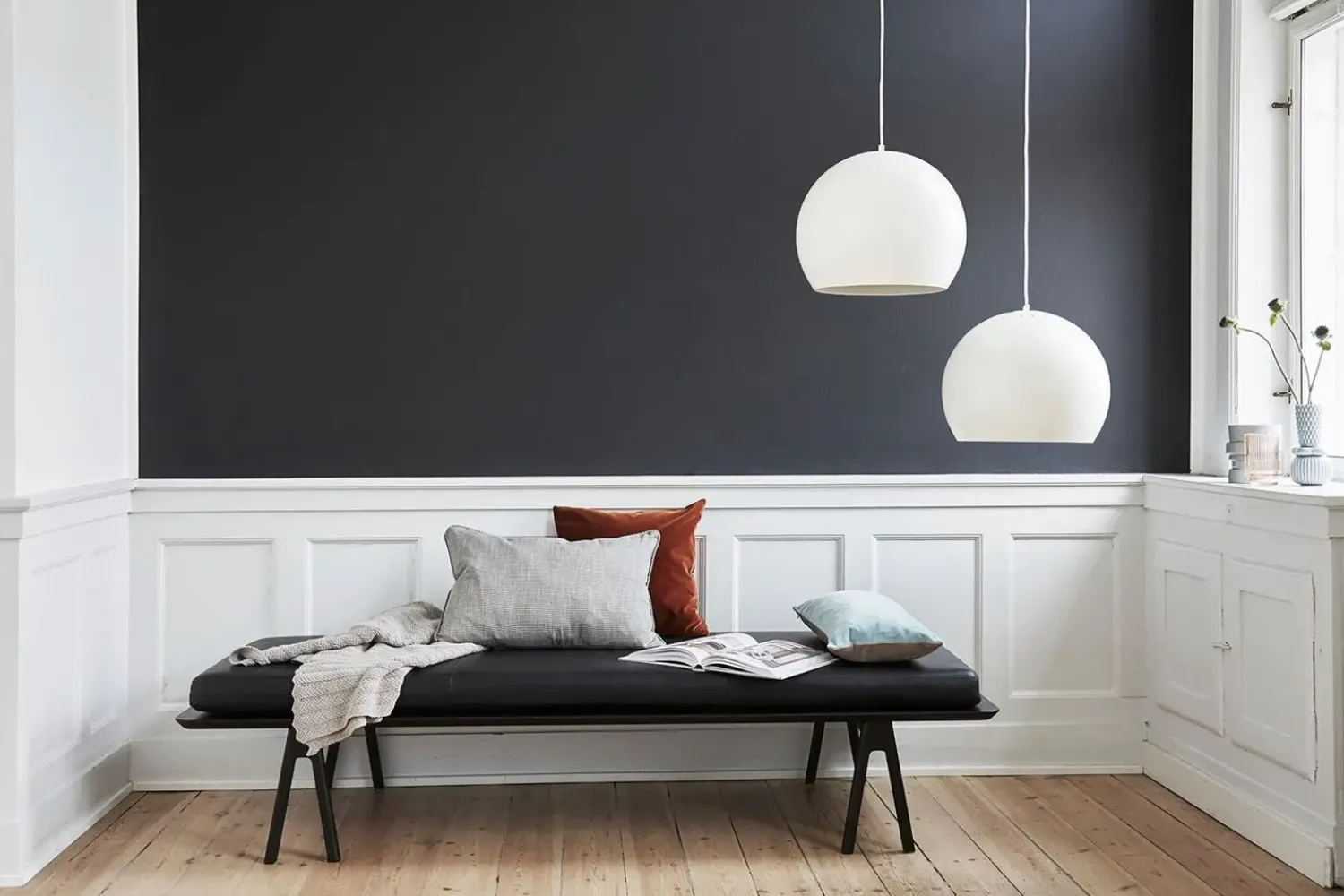 Online Frandsen Lighting - Ball pendel Ø40 - Mat Hvid