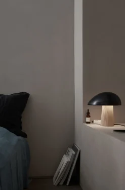 New Fritz Hansen - Bordlampe - Night Owl - Mørkeblå/Ask