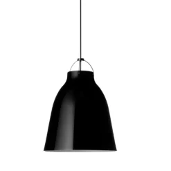 Sale Fritz Hansen - Loftlampe - Caravaggio - Sort - P3 Large - Grå ledning 6m