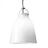 Outlet Fritz Hansen - Loftlampe - Caravaggio Opal - P2 Medium - Silver ledning 3m