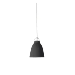 Clearance Fritz Hansen - Loftlampe - Caravaggio™ Matt - Sort - P1 Small