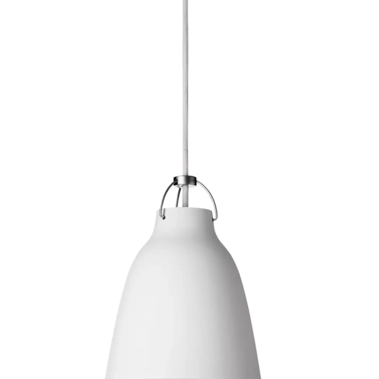 Hot Fritz Hansen - Loftlampe - Caravaggio Matt - Hvid - P1 Small