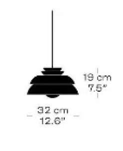 Outlet Fritz Hansen - Loftlampe - Concert - Hvid - P1 Small
