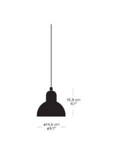 Sale Fritz Hansen - Loftlampe - Kaiser Idell 6722-P - Mat Grå