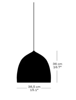 Sale Fritz Hansen - Loftlampe - Suspence P2 - Kobber
