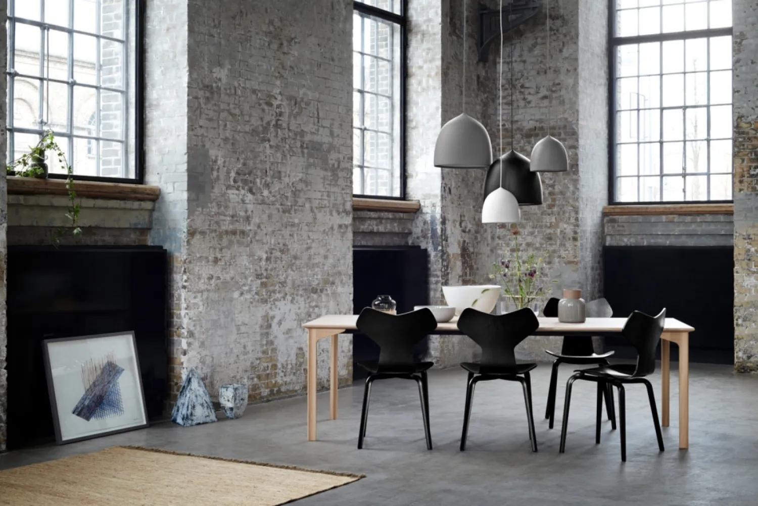 Outlet Fritz Hansen - Loftlampe - Suspence P2 - Lys Grå