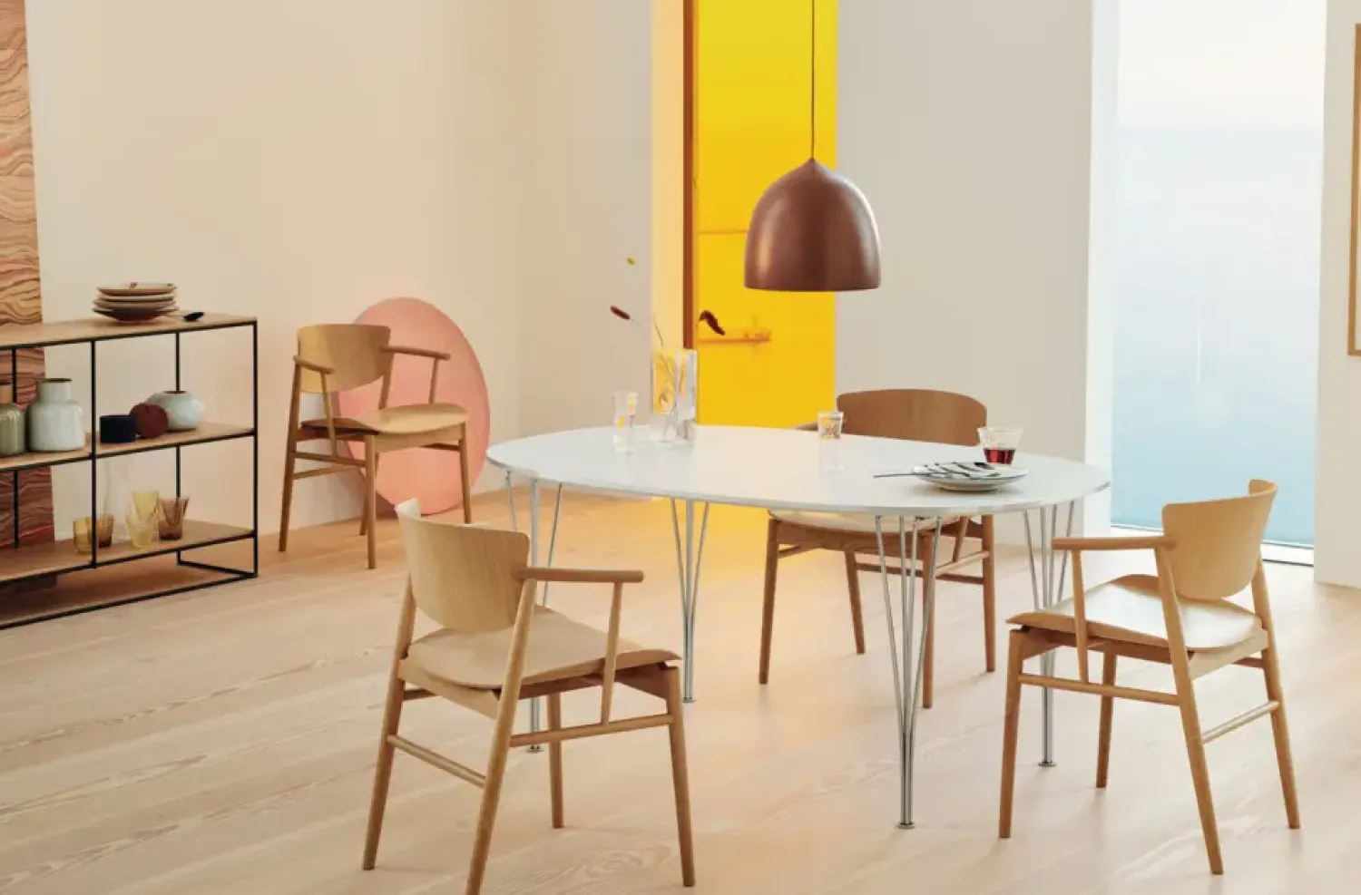 Fritz Hansen - Loftlampe - Suspence P1.5 - Burgundy