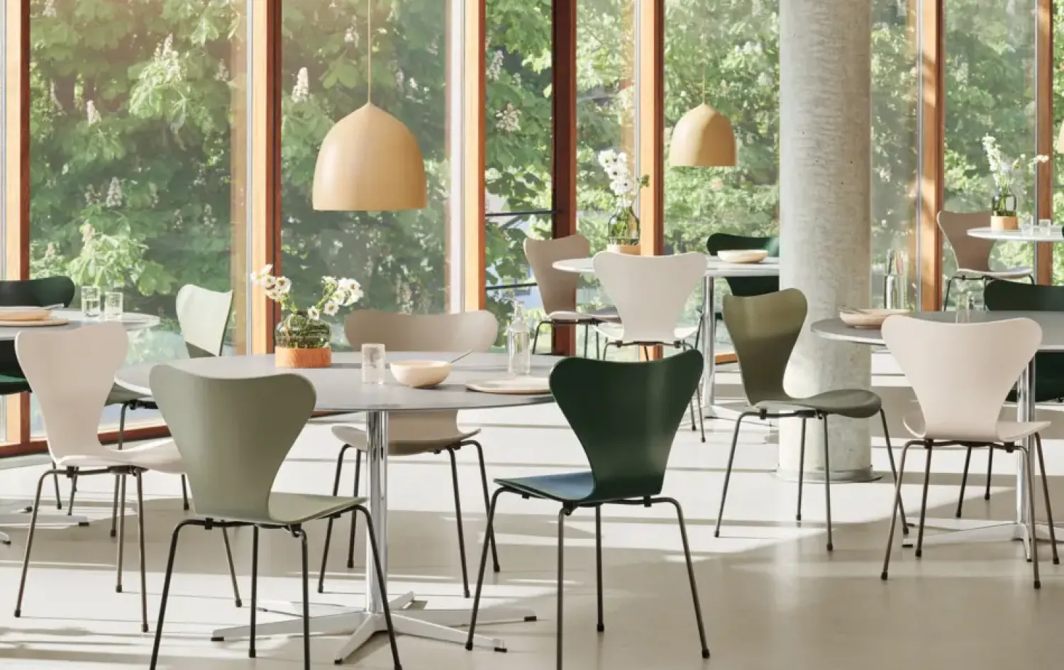 Online Fritz Hansen - Loftlampe - Suspence P1.5 - Pale Pearl