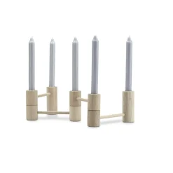 Sale Fritz Hansen Fritz Hansen lysestage - Segment Candleholder i eg