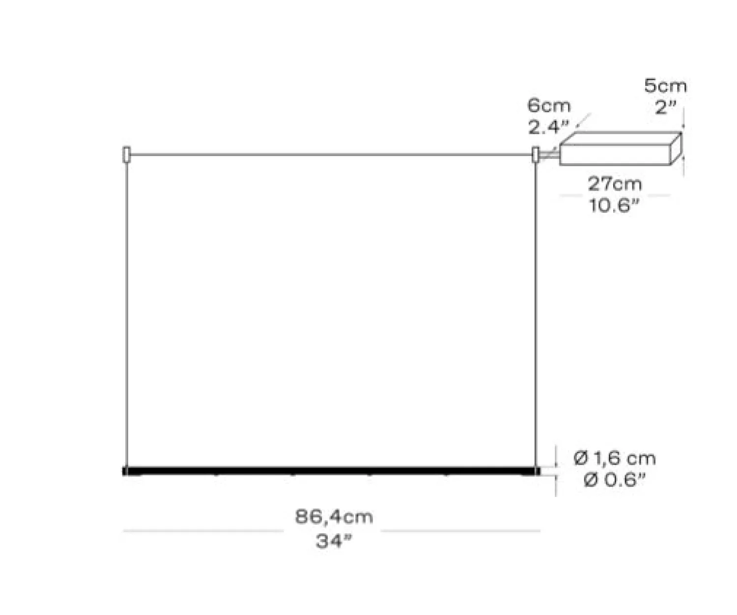 Clearance Fritz Hansen - Pendel - OneLine Zigbee - Stål