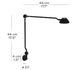 Outlet Fritz Hansen - Væglampe - AQ01 - Sort