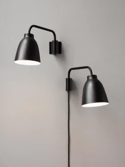 Clearance Fritz Hansen - Væglampe - Caravaggio Read - Sort