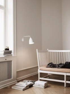 Outlet Fritz Hansen - Væglampe - Caravaggio Read - Hvid