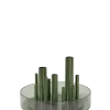 Hot Fritz Hansen Frtiz Hansen - Ikeru Low Vase - Forest Green - 19x13 cm