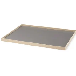 New Gejst bakke - Frame tray large i eg/grå - 50x35 cm