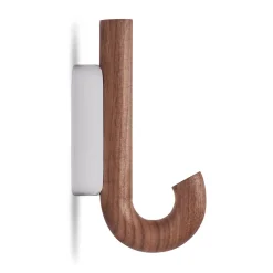 Gejst - Hook mini knage - Walnut Chrome
