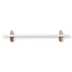 Outlet Gejst - NIVO G væghylde - Large - Lys eg/Hvid
