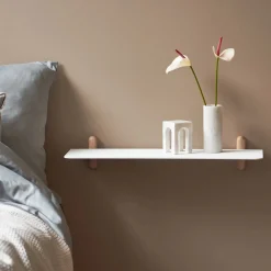 Outlet Gejst - NIVO G væghylde - Large - Lys eg/Hvid