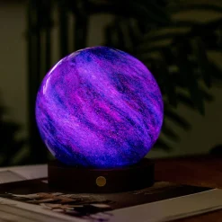 Discount Gingko - AstraGlass light Bordlampe - Large - Galaxy Breeze - 12x13 cm