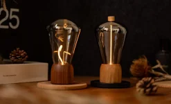 Outlet Gingko - Bordlampe - Opal Drift Light - Hvid Ask