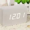 Discount Gingko - Brick Click Clock White / White LED