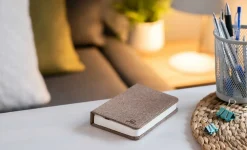 Hot Gingko - LED Smart Fabric Booklight - Coffee Brown - Mini