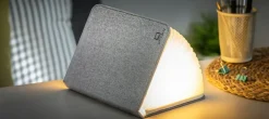 Outlet Gingko - LED Smart Fabric Booklight - Urban Grey
