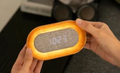 Best Gingko - Lumos Clock - Vækkeur - Hvid ask