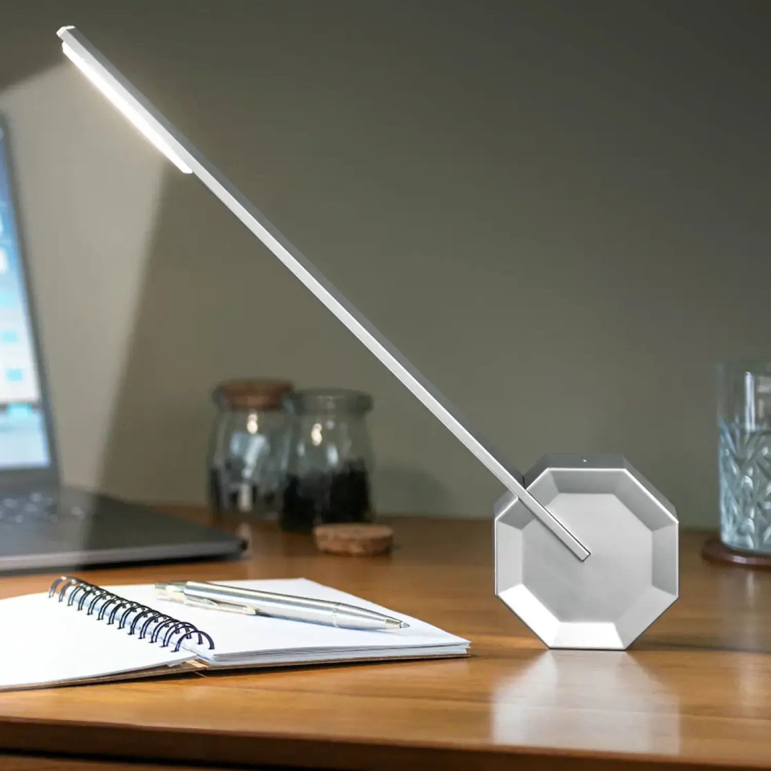 Outlet Gingko - Octagon One Desk Lamp - Aluminium