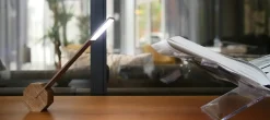 Outlet Gingko - Octagon One Desk Lamp - Walnut