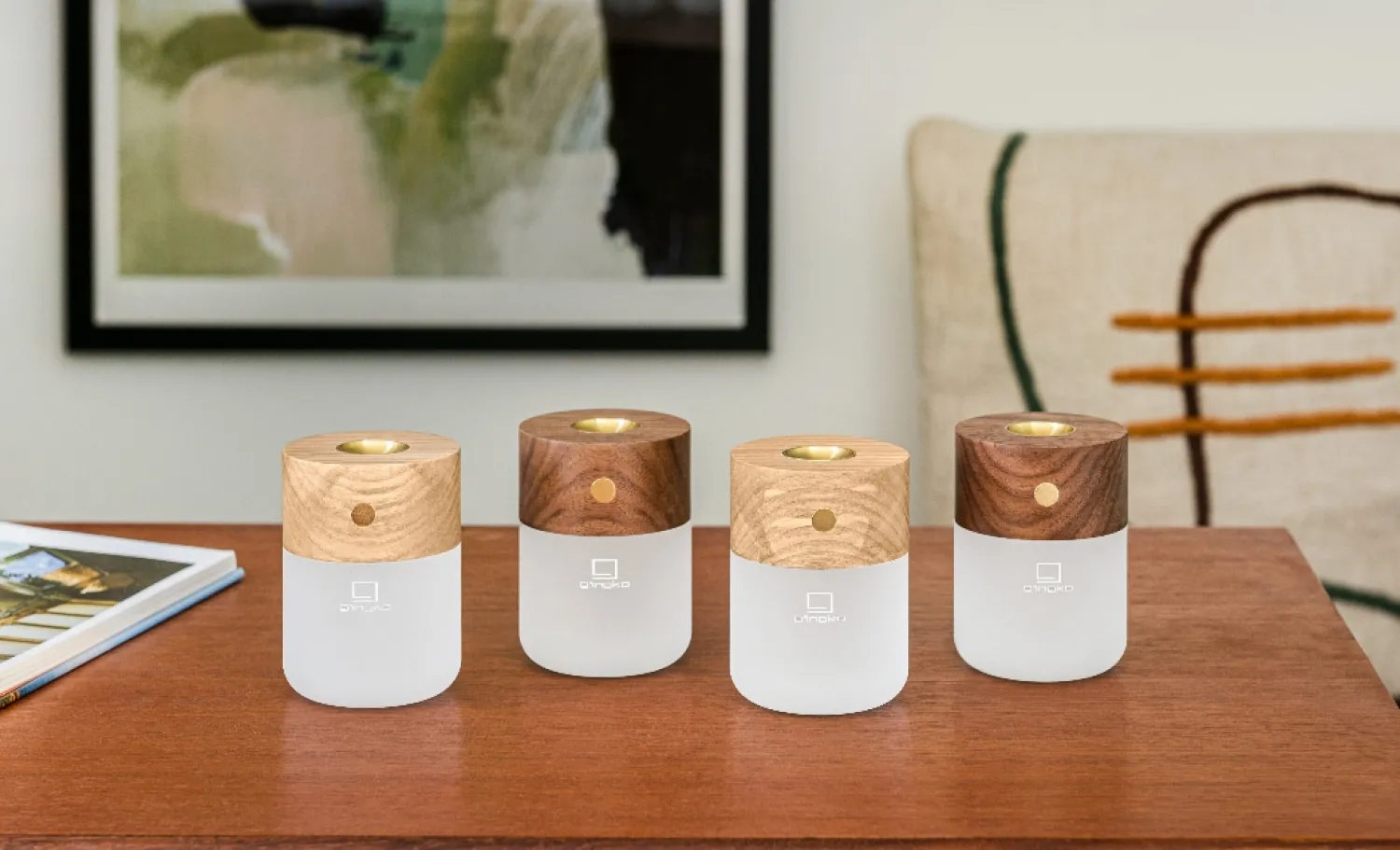 Online Gingko - Smart Diffuser Lamp White Ash