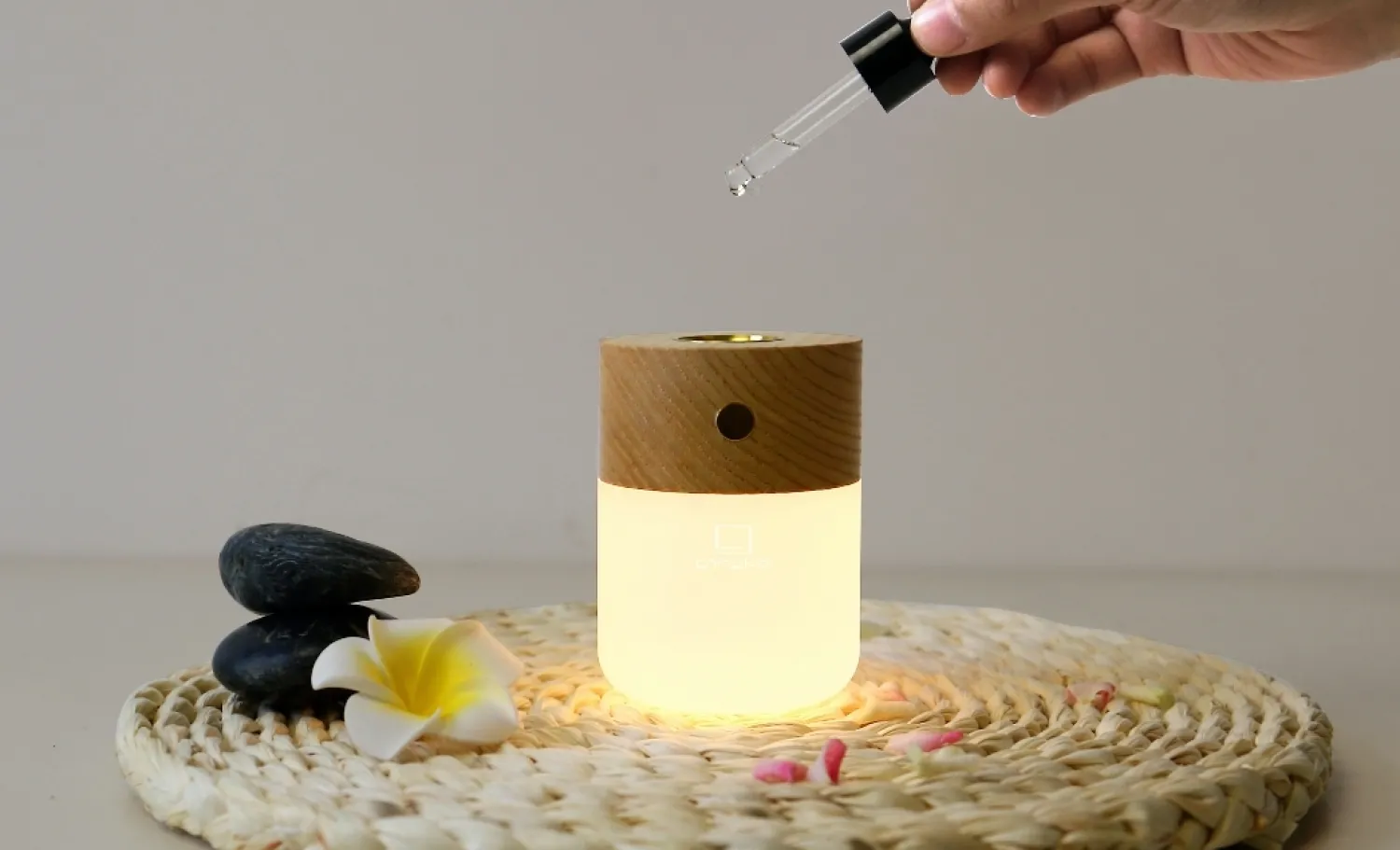 Online Gingko - Smart Diffuser Lamp White Ash