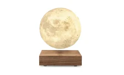 Sale Gingko - Smart Moon Lamp Walnut - sværende månelampe - valnødtræ - 14 cm