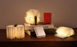 Gingko - Super Mini Smart Book Light - Valnød