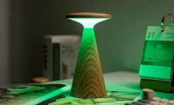 Discount Gingko - Sylvia Bordlampe - Mini - Hvid Ask - 6x14 cm