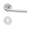 Clearance Habo - Dørgreb L-form 16mm - Børstet rustfrit stål