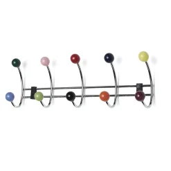 Discount Habo - Knagerække med 5 knager - Berry - krom - flere farvet
