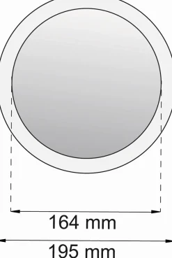 Online Habo - Spejl - Zoom - Ø 16,4 cm