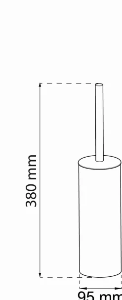 Discount Habo - Toiletbørstesæt - Blossom - Hvid - H: 38 cm